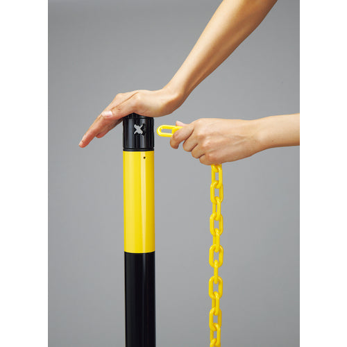 Green Cross 2-Way Stand (Chain Stand) RCS-1TR Height 960mm Yellow/Black 141131 1 unit