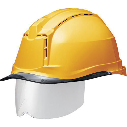 Midori Anzen Heat Shield Helmet SCH-19PCLVS-RA3 Alpha Yellow/Smoke SCH-19PCLVS-RA3-ALPHA-Y/S 1 pc