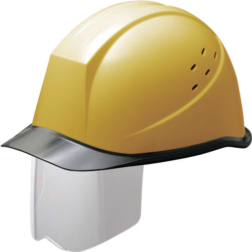 Midori Anzen Heat Shield Helmet SCH-11PCLVS-RA with KP Yellow/Smoke SCH-11PCLVS-RA-KP-Y/S 1 pc