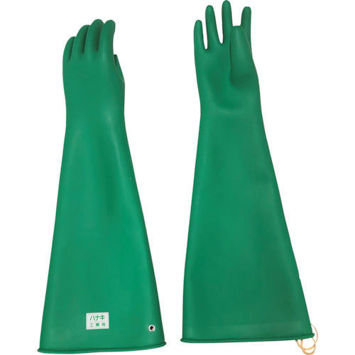 하나 키 고무 화학 약품 장갑 하나 로브 466 43466 1 쌍
