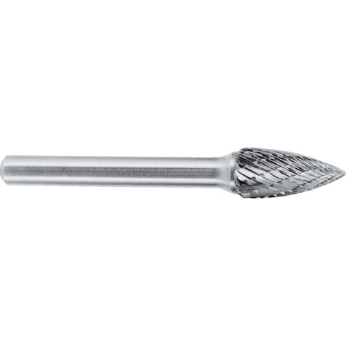 Super Super Carbide Bur Long Shank Diameter 6mm (Point Type Single Cut Blade Diameter 12.7 SB4C04SL 1 pc