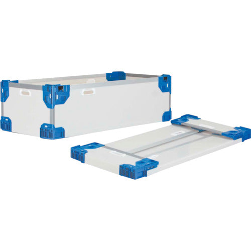 Risu Texel Hybrid Folding Container 637457 Long Folding Container RS-SM Natural/Dark Blue 1090 x 545 x 250 TERSSMNDB1090X545X250 1 pc