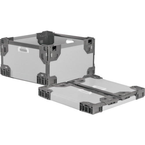 Risu Texel Hybrid Folding Container 637501 Long Folding Container RS-SM Gray/Gray 545 x 545 x 300 TERSSMGYGY545X545X300 1 pc