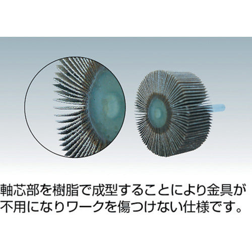 MURAKO Shaft-mounted flap without fittings, outer diameter 30, width 5, shaft diameter 3mm, 40# KN3005, 10 pieces