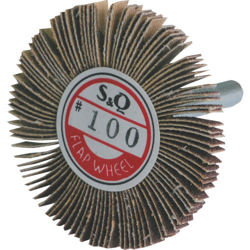 ＭＵＲＡＫＯ　軸付フラップ金具無し　外径５０　幅５　軸径６ｍｍ　　１２０＃　KN5005　10 個