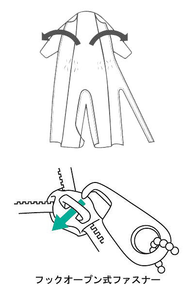 Antibacterial nursing coveralls (full open type) / M Pink 1 piece