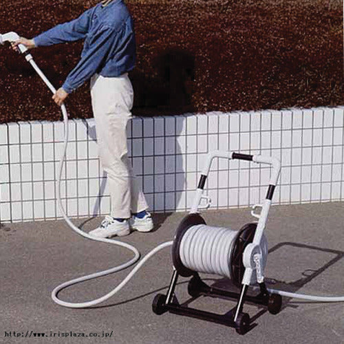 ＩＲＩＳ　１３４６７１　キャリングホースリール５０ｍ　グレー　50M　1 台