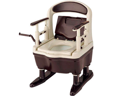 Anju Portable Toilet Jaspita Soft and Comfortable Deodorizing / 533-904 Brown 1 unit