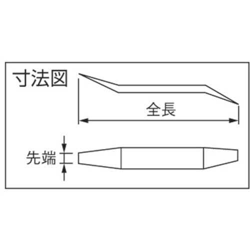 ＴＯＮＥ　車輌整備用工具　ブレーキシュー調整ツール　全長１１０ｍｍ　BST-110　1 個