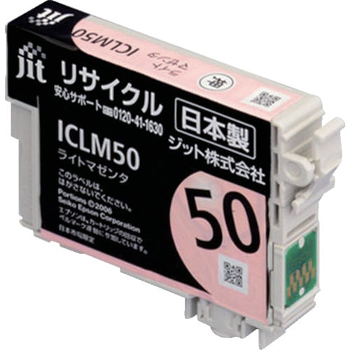 ｊｉｔ　エプソン　ＩＣＬＭ５０対応　ジットリサイクルインク　ＪＩＴ−Ｅ５０ＬＭＺ　ライトマゼンタ　JIT-E50LMZ　1 本