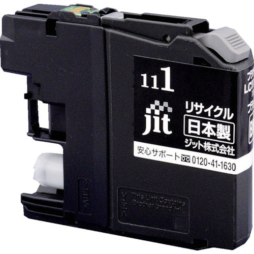 ｊｉｔ　ブラザー　ＬＣ１１１ＢＫ対応　ジットリサイクルインク　ＪＩＴ−Ｂ１１１Ｂ　ブラック　JIT-B111B　1 本