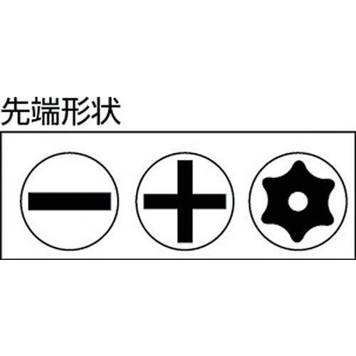 ＶＥＳＳＥＬ　板ラチェットビスキャッチ（トルクス）　Ｎｏ．ＴＸ−１２ＭＣ（ビット１０本組）　TX-12MC　1 Ｓ