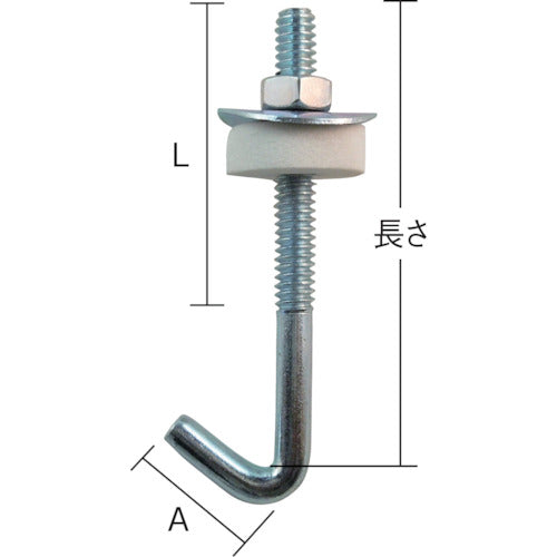 ＤＡＩＤОＨＡＮＴ　ユニクロフックボルトセット１／４×５０（５０本入）　10102264　1 袋