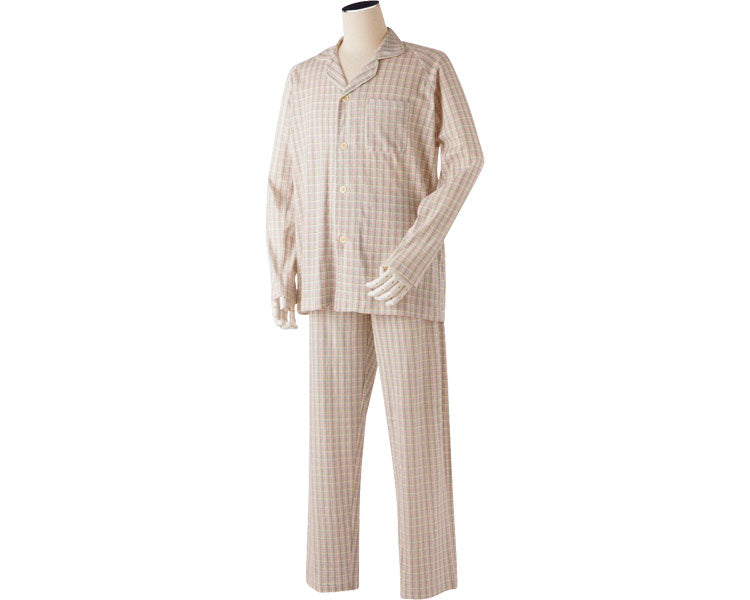Easy pajamas for men / S-RP M Beige 1 piece