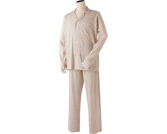 Easy pajamas for men / S-RP M Beige 1 piece