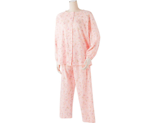 Easy pajamas for women / F-RP M Pink 1 piece