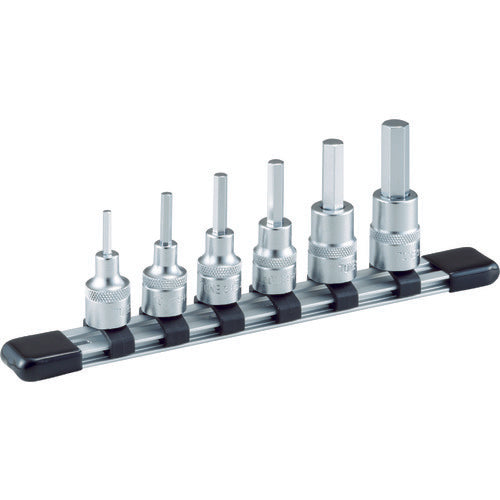TONE Hexagon socket set (with holder) 6pcs, 9.5mm socket size HH306 1 S