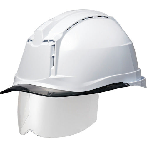 Midori Anzen Heat Shield Helmet SCH-19PCLVS-RA3 Alpha White/Smoke SCH-19PCLVS-RA3-ALPHA-W/S 1 pc