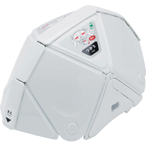 미도리 안전 방재용 접이식 헬멧 플랫메트 2 TSC-10N 화이트 TSC-10N-W 1개