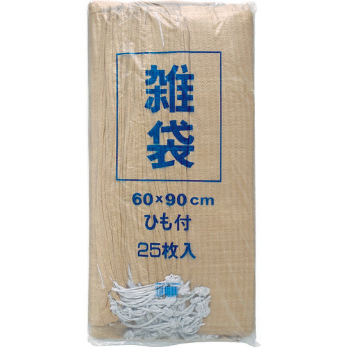 Hagiwara Storage Bag Miscellaneous Bag No. 209 (with Shibori rope) 60cm x 90cm Beige 209-25P 1 bag