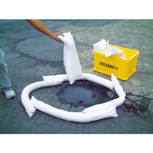 橋本　非常用油液吸収キット（水・油・溶剤用）　容器付　５５０×４００×３００ｍｍ　（１Ｓ＝１箱）　S-1　1 Ｓ