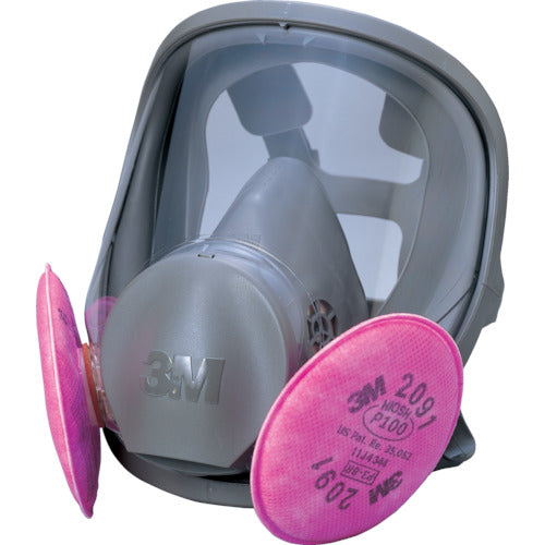 3M Replaceable Dust Mask 6000F/2091-RL3 L Size 6000F/2091-RL3L 1 pc