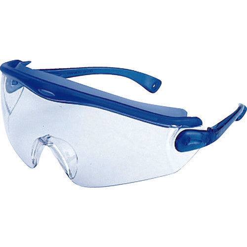 YAMAMOTO Single-lens safety glasses, lens color clear, temple color blue, JIS standard product, SN-730BL, 1 piece