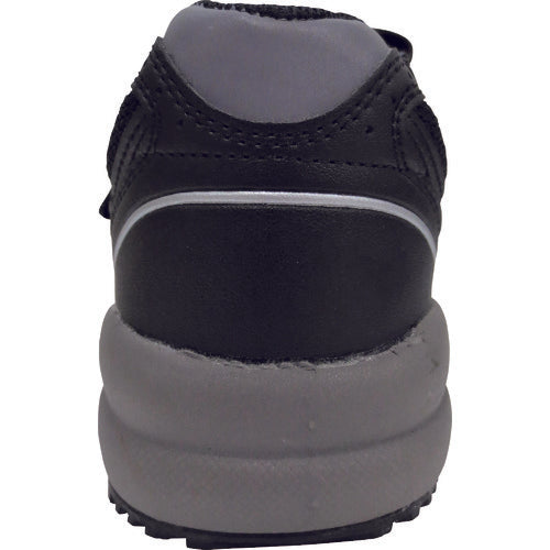 Midori Anzen Ultra-lightweight toe cap sneakers, Velcro type, 24.0 cm, MJK705-24.0-BK, 1 pair