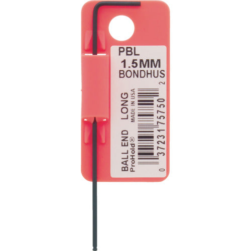 BONDHUS 프로홀드[[R]](나사 잡기 기능부착 L-렌치) 1.5mm PBL1.5MM PBL1.5 1개