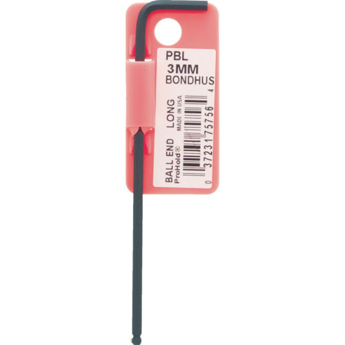 BONDHUS 프로홀드[[R]](나사 잡기 기능부착 L-렌치) 3mm PBL3MM PBL3 1개