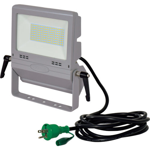 ＮＩＣＨＩＤＯ　ＬＥＤ投光器　作業用フラットライト５０Ｗ　LEN-FH50D-SL-50K　1 台