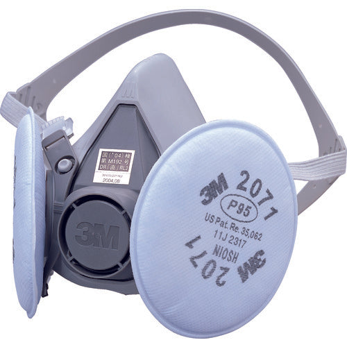 3M 교환식 방진 마스크 ​​6000/2071-RL2 S사이즈 6000/2071-RL2S 1개