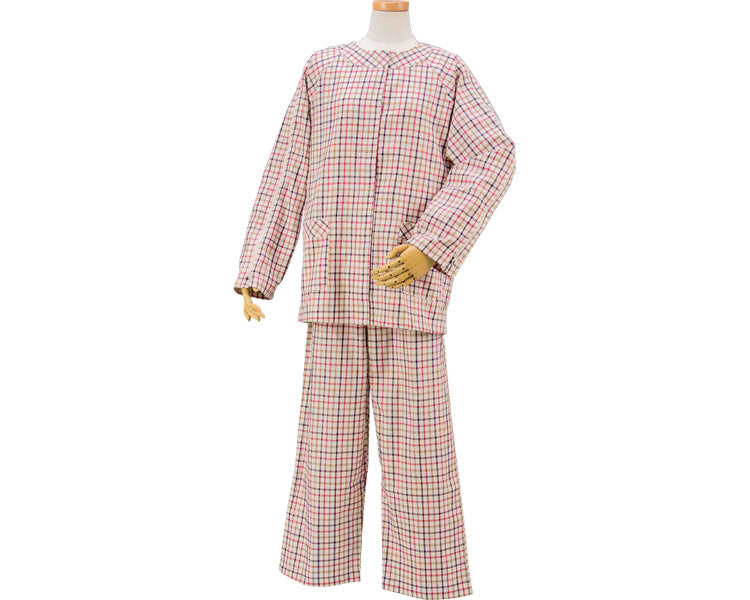 Heartful shoulder-open pajama set for spring and summer / HP04-HP08 S 05 Pink 1 piece
