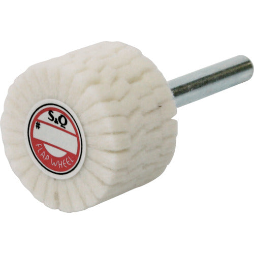 MURAKO felt slit wheel with shaft, outer diameter 30Φ, width 20mm, FSF3020, 5 pieces