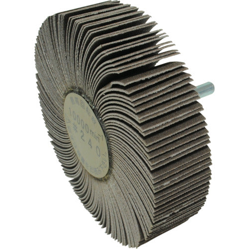 Yanase Axle-mounted flap wheel 100x25x6 #240 UF1002510 5 pieces