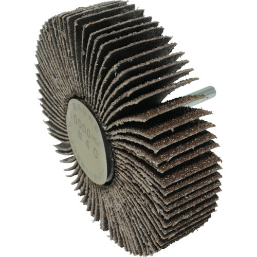 Yanase Axle-mounted flap wheel 100x25x6 #40 UF100253 5 pieces