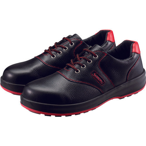 Simon Safety Shoes Short Shoes SL11-R Black/Red 27.0cm SL11R-27.0 1 pair