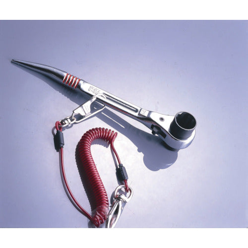 Super Safety Rope (Stainless Steel Wire Core) with Direct Catch Hook, Violet, 1kg, AR430DV, 1 piece