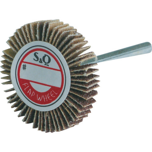 MURAKO Shaft-mounted flap without fittings, outer diameter 25, width 5, shaft diameter 3mm, 180# KN2505 10 pieces