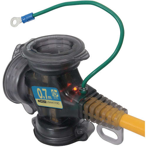 MARVEL Overload Earth Leakage Circuit Breaker Extension Cord 0.7m MEC-07BR 1 piece