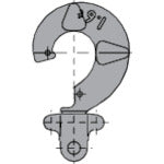 ＫＩＴＯ　キトーレバーブロックＬ５形　ＬＢ０１６用部品　上フック組　造船用　L5BL016-50011　1 個