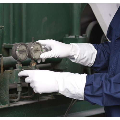 Vinyl chloride gloves, Vinyl oil-resistant pearl M 781-M, 1 pair