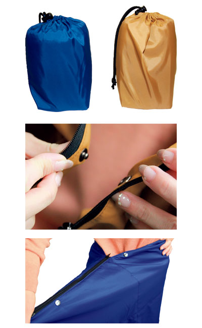 つかえるポンチョちゃん / ネイビー　1 枚