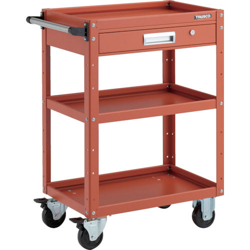 TRUSCO Tool Wagon Eagle Wagon 600X400XH880 with Drawer Orange EGW-963V-OROR 1 Unit