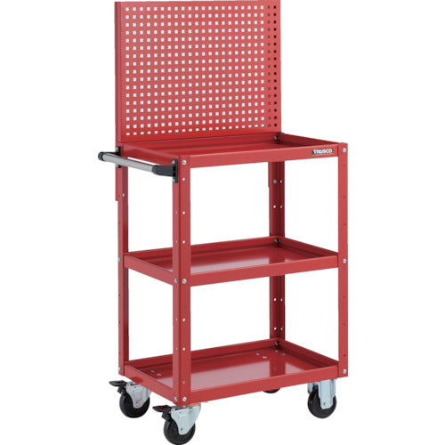 TRUSCO Tool Wagon Eagle Wagon with Upper Punching Panel 600X400X1330 Red EGW-P963-RR 1 Unit