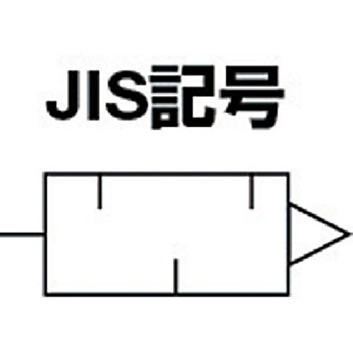 チヨダ　サイレンサーＳＵＳ　ＣＳＳ−ＦＳタイプ（ブレザベント）Ｒ３／８　CSS-03FS　1 個