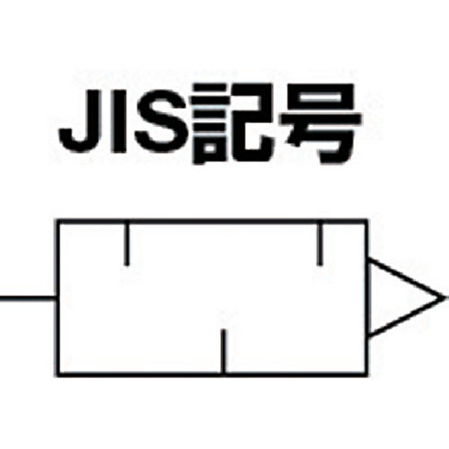 チヨダ　サイレンサーＳＵＳ　ＣＳＳ−Ｆタイプ（ブレザベント）Ｒ１／８　CSS-01F　1 個