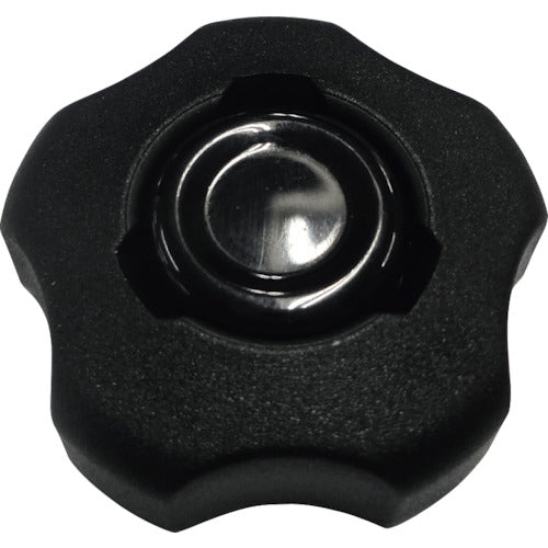 コノエ　ノブスターＮ　黒−黒　Ｍ１２（１０個入）　KNOBSTARN-BB-12　1 袋