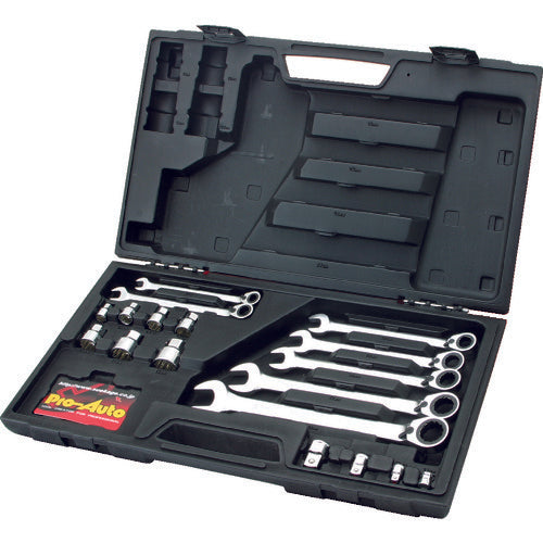 Pro-Auto 18pc. Reverse Gear Wrench Set RGW-18S 1S