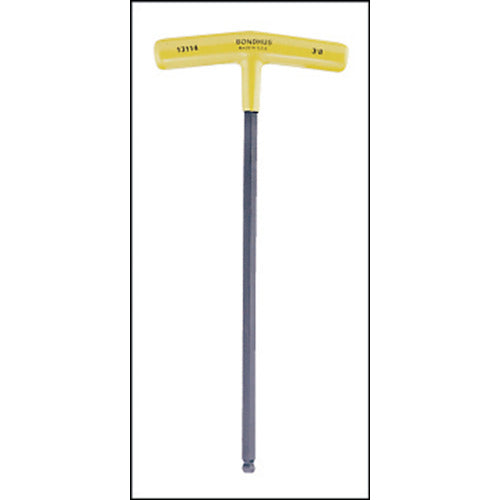 BONDHUS 볼 포인트 육각 T-핸들 인치 세트 10개 세트(3/32-3/8+스탠드) BTX10/S 1 S